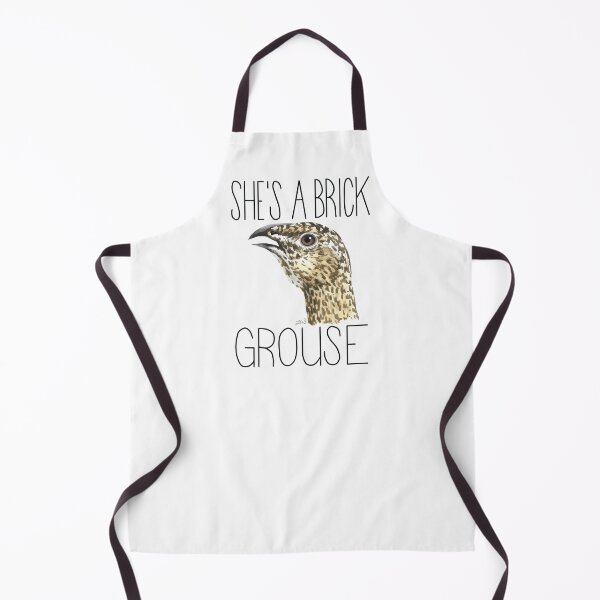 Item preview, She's a Brick Grouse (Greater Sage Grouse) designed and sold by LauraWolfArtist.