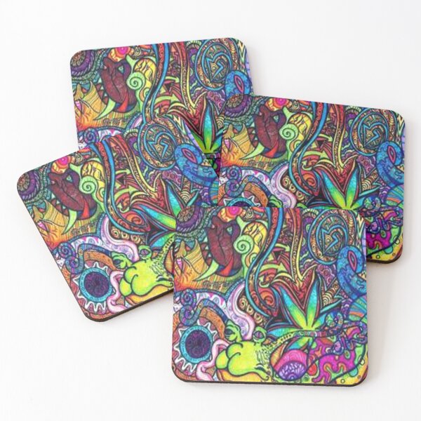 Item preview, Retro Psychedelia Phunk Print designed and sold by RocketshSD.