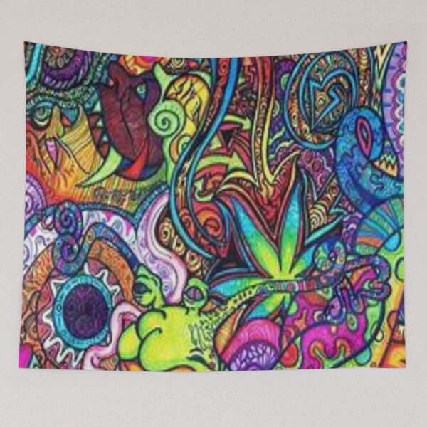 Item preview, Retro Psychedelia Phunk Print designed and sold by RocketshSD.
