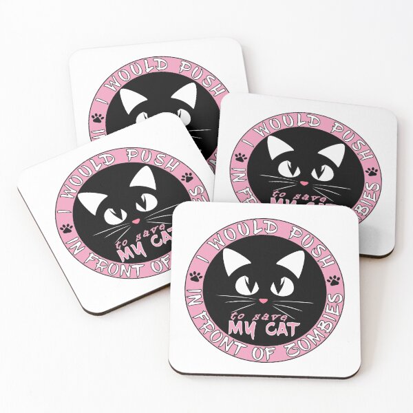 Item preview, I Would Push You In Front Of Zombies To Save My Cat designed and sold by abdofer7.