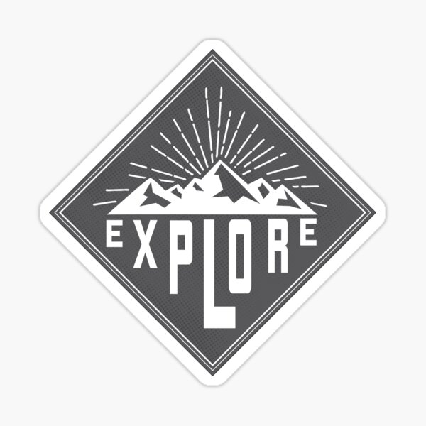 Explore Sticker