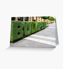 Budapest Greeting Card