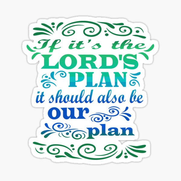 Item preview, The Lord's plan 2 designed and sold by Heather Walton.