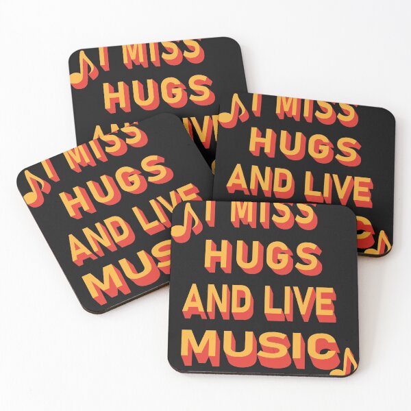 Item preview, I Miss Hugs And Live Music designed and sold by Azhastor.