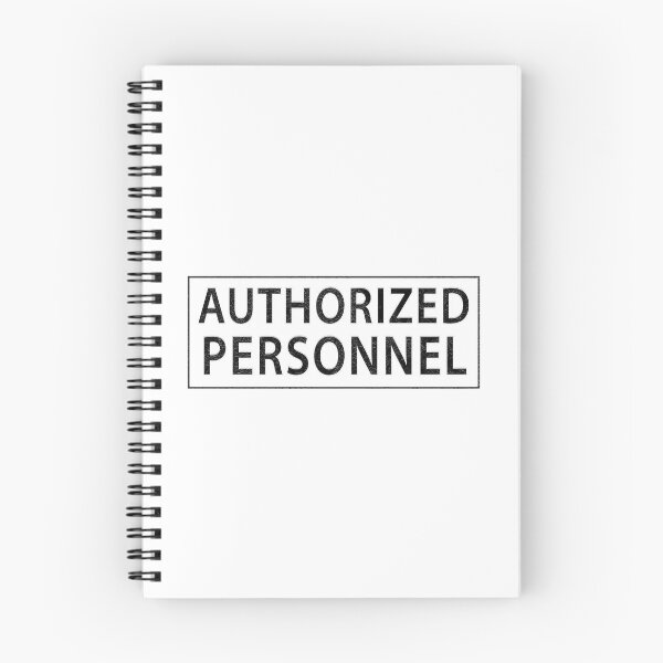 Item preview, Authorized Personnel designed and sold by oz10.