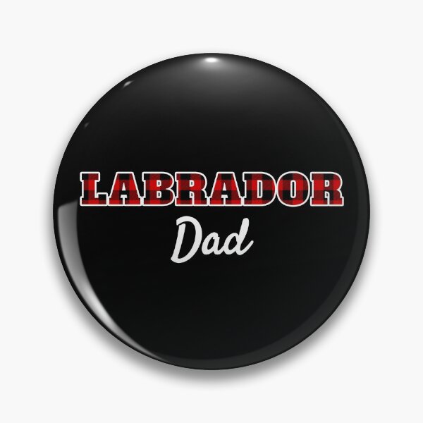 Item preview, Labrador Retriever Dad - Buffalo Checkered Lumberjack Red Plaid   designed and sold by Guarddogdrive.