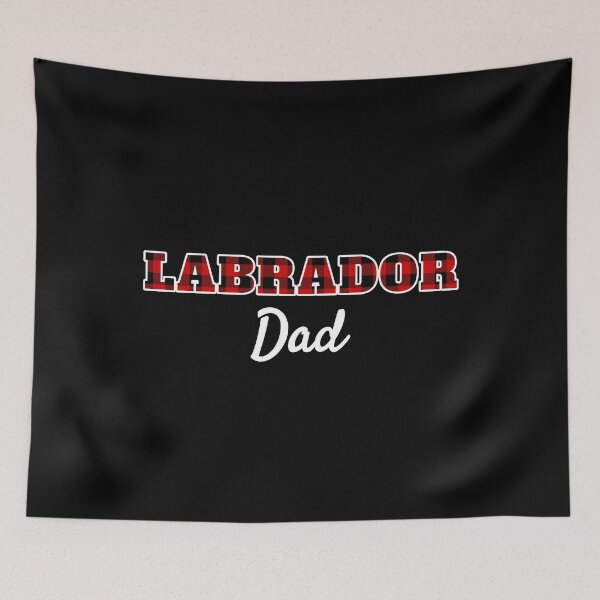 Item preview, Labrador Retriever Dad - Buffalo Checkered Lumberjack Red Plaid   designed and sold by Guarddogdrive.