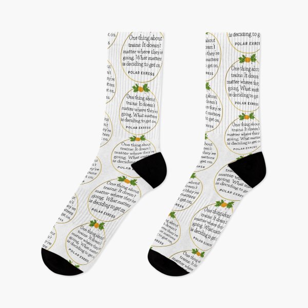 Item preview, Polar Express Trains Quote designed and sold by EverythingCore.