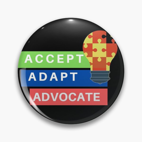 Item preview, Accept Adapt Advocate motivational encouragement inspirational quotes designed and sold by wodra.