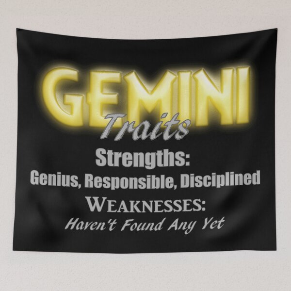 Item preview, Funny Gemini Zodiac Traits designed and sold by AFordhamDesigns.