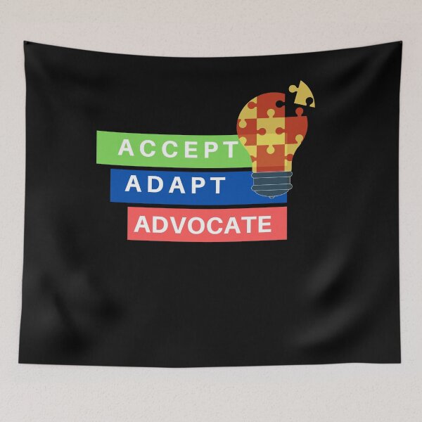 Item preview, Accept Adapt Advocate motivational encouragement inspirational quotes designed and sold by wodra.