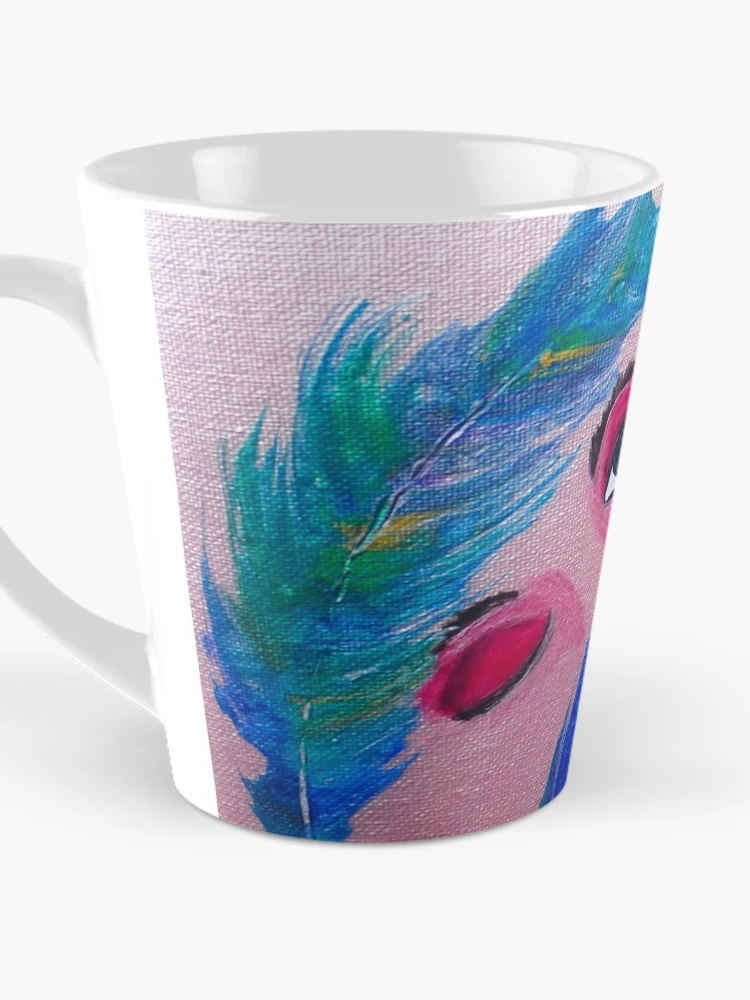 Thumbnail 3 of 4, Coffee Mug, Feathers designed and sold by Rina Arling.