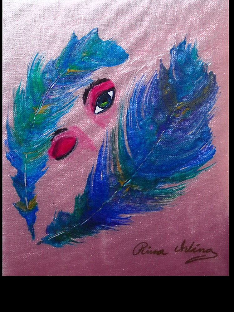 Thumbnail 7 of 7, Oversized T-Shirt, Feathers designed and sold by RinaArling.