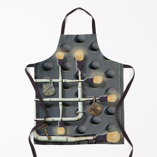 Item preview, Pipes and Bulbs - Steampunk Retro designed and sold by Retro Art Factory.