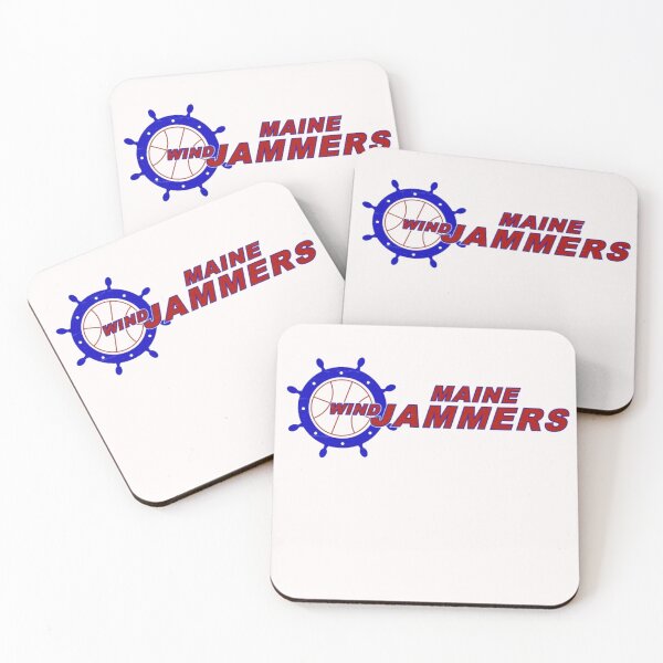 Item preview, Maine Windjammers Continental Basketball Association (CBA) Vintage Logo designed and sold by A Little Bit of  Everything.
