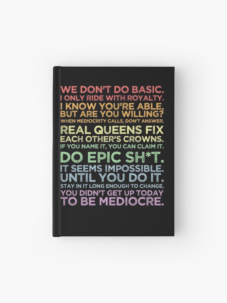 Robin Arzon Motivational Quotes Peloton Pastel Inspirational Hardcover Journal By Undercoverlover Redbubble