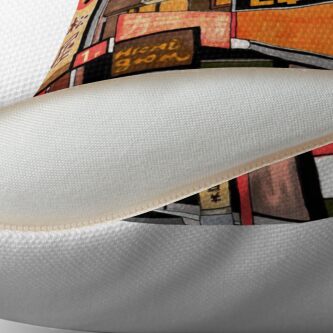 Alternate view of Tokyo Street Signs Throw Pillow