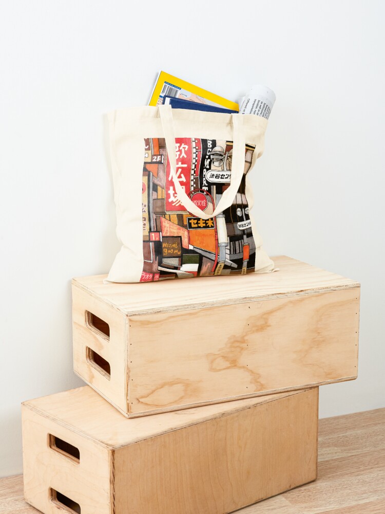 Alternate view of Tokyo Street Signs Tote Bag