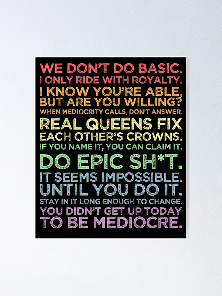 "Robin Arzon Motivational Quotes - Peloton Pastel Inspirational" Poster