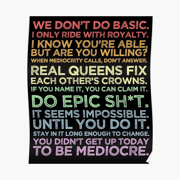 Robin Arzon Motivational Quotes - Peloton Pastel Inspirational Poster