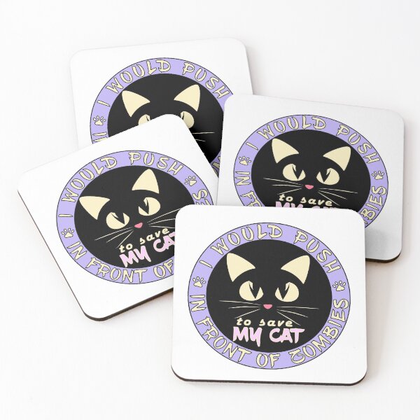 Item preview, I Would Push You In Front Of Zombies To Save My Cat designed and sold by abdofer7.