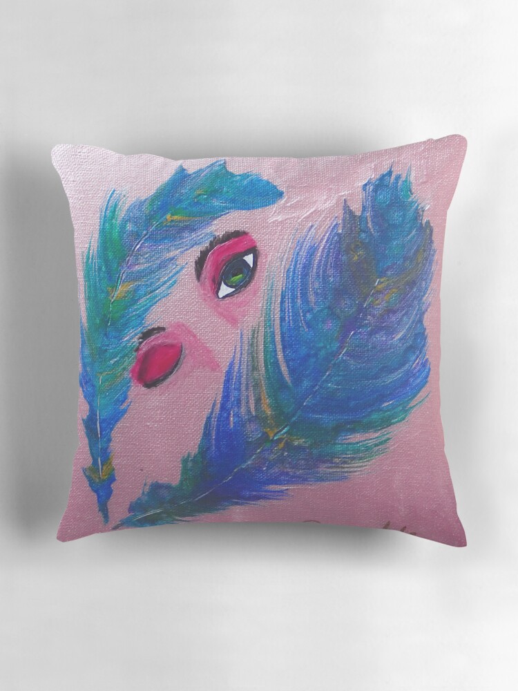 Thumbnail 3 of 4, Pillow, Feathers designed and sold by RinaArling.