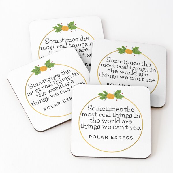 Item preview, Polar Express Most Real Things Quote designed and sold by EverythingCore.