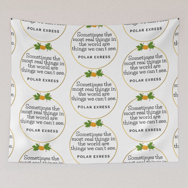 Item preview, Polar Express Most Real Things Quote designed and sold by EverythingCore.