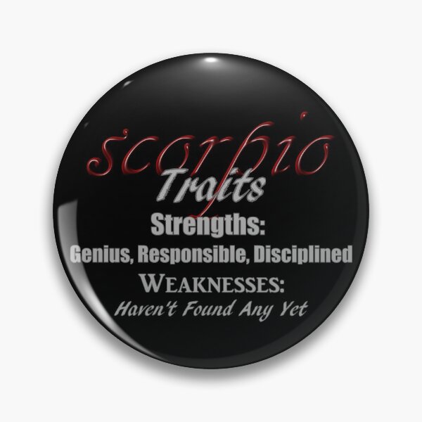 Item preview, Funny Scorpio Zodiac Traits designed and sold by AFordhamDesigns.