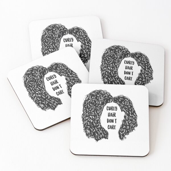 Item preview, Curly Hair Don’t Care designed and sold by wholesomegothic.