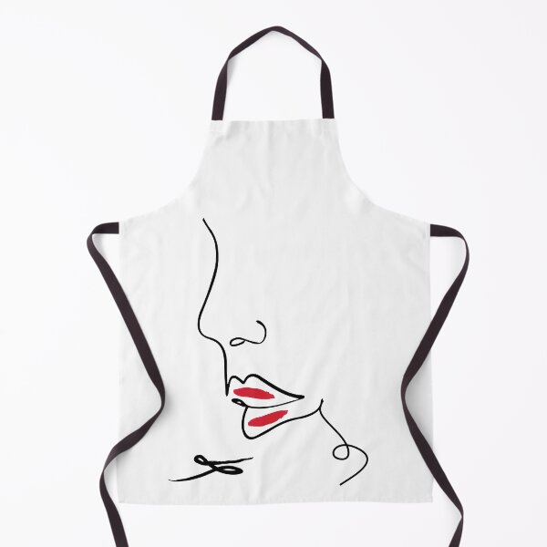 Item preview, Simple Face lines Cute Red Lips designed and sold by Sweet-A-Dsignz.