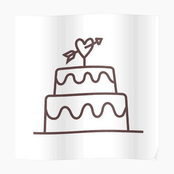 Posters Sur Le Theme Birthday Cake Redbubble