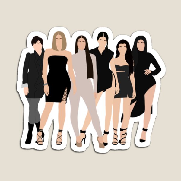Aperçu de l'œuvre Famille Kardashian-Jenner créée et vendue par AJ27.