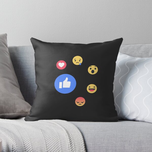 Like Facebook Throw Pillow