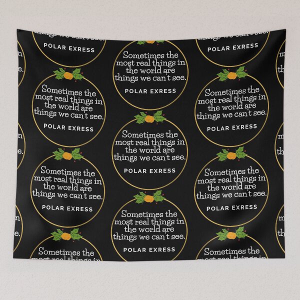 Item preview, Polar Express Most Real Things Quote designed and sold by EverythingCore.