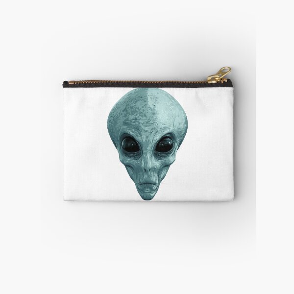 Item preview, Alien Ufo Portrait grey green designed and sold by PeterADesign.