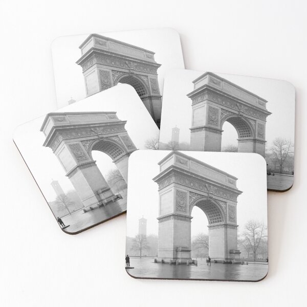 Item preview, Washington Square Arch On A Rainy Day - New York Circa 1900 designed and sold by warishellstore.