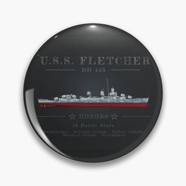 Item preview, USS Fletcher DD 445  designed and sold by Matthew Webb.