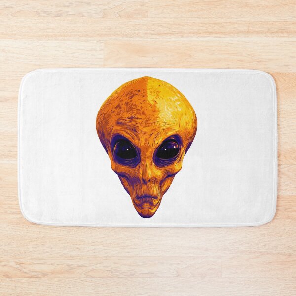 Item preview, Alien Ufo Portrait orange violet designed and sold by PeterADesign.