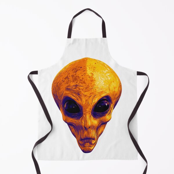 Item preview, Alien Ufo Portrait orange violet designed and sold by PeterADesign.
