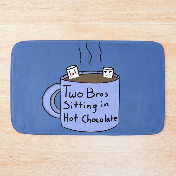 Item preview, Two Bros Marshmallows sitting in hot chocolate designed and sold by collazodesigns.