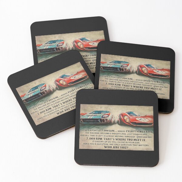 Item preview, Ford vs Ferrari There's A Point At 7000 RPM Where Everything Fades designed and sold by ArleenCostums.