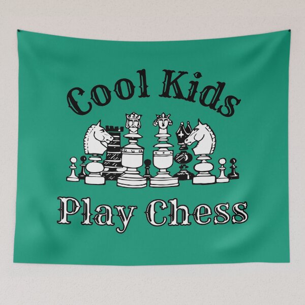 Item preview, Cool kids play chess designed and sold by 1M4NE.