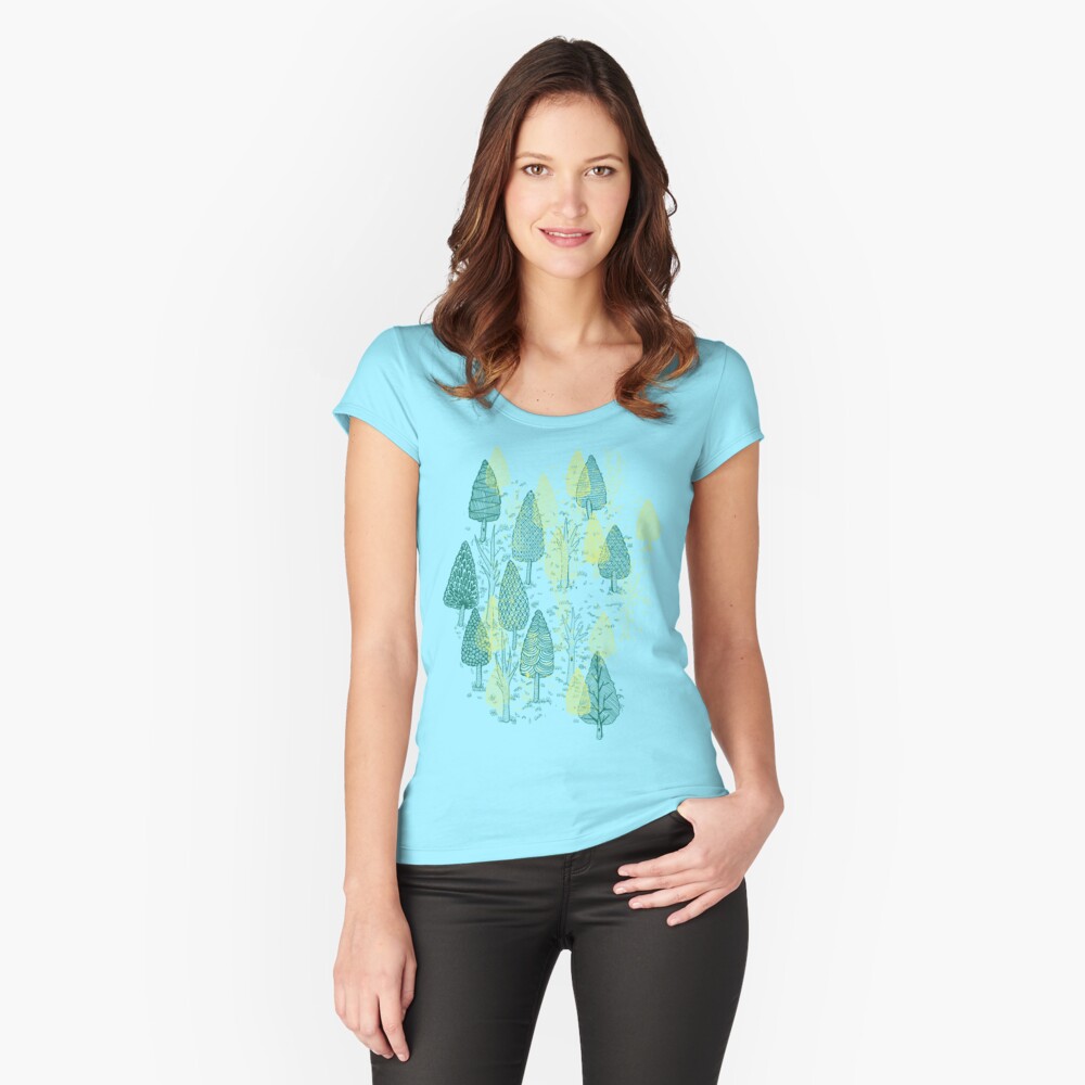 Item preview, Fitted Scoop T-Shirt designed and sold by ratkiss.