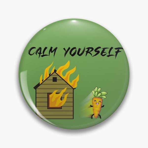 Item preview, Have A Carrot Calm Yourself Funny Comedy Print  designed and sold by gamerzemporium.