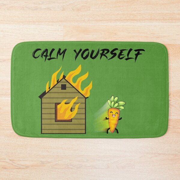 Item preview, Have A Carrot Calm Yourself Funny Comedy Print  designed and sold by gamerzemporium.