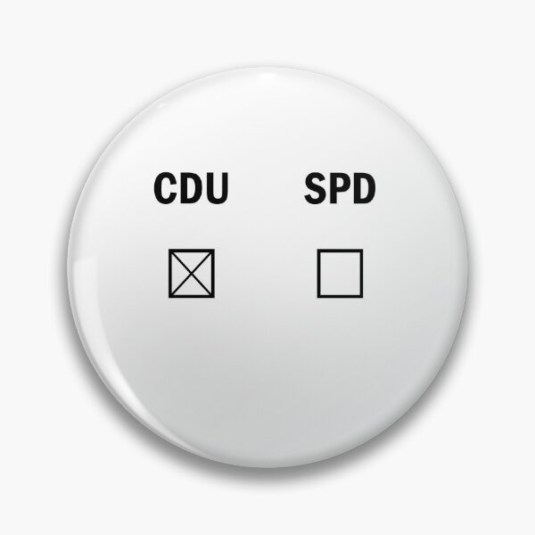 Artikelvorschau, CDU vs SPD Vote entworfen und verkauft von crecks.
