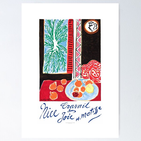 Aperçu de l'œuvre 1947 Matisse Nice France Voyage Affiche créée et vendue par retrographics.