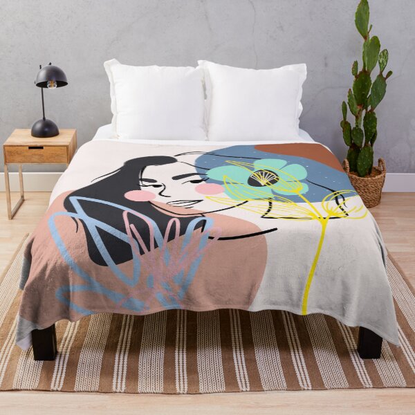 Item preview, abstract Asian girl designed and sold by FourNuns.