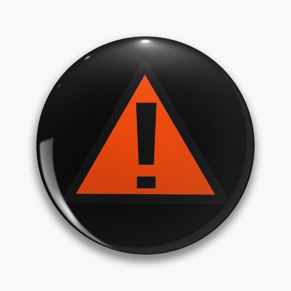 Item preview, Danger, Warning Sign, Black and Orange designed and sold by Greenwood2112.